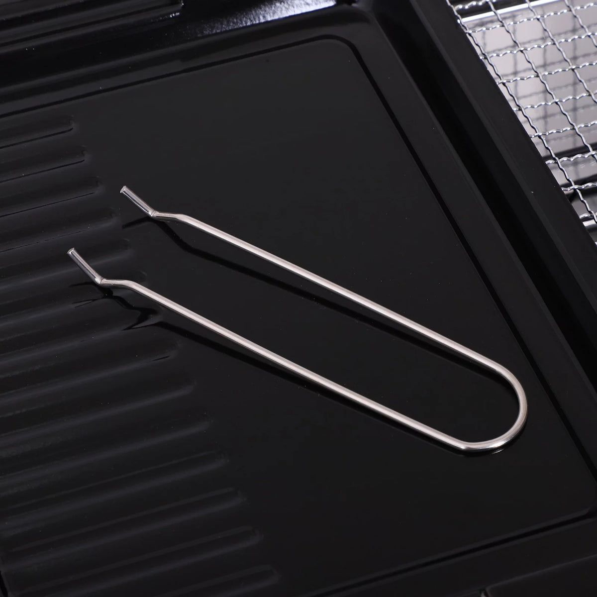 Portable Folding Charcoal BBQ Grill Stainless Steel A736899