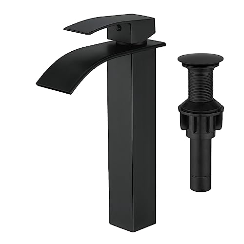 Brushed Nickel Waterfall Vessel Sink Faucet H908838