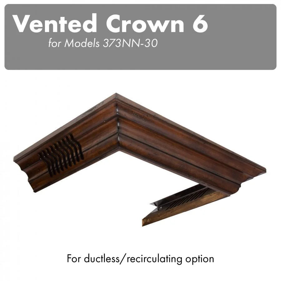 Vented Crown Molding for Wall Mount Range Hood G812193