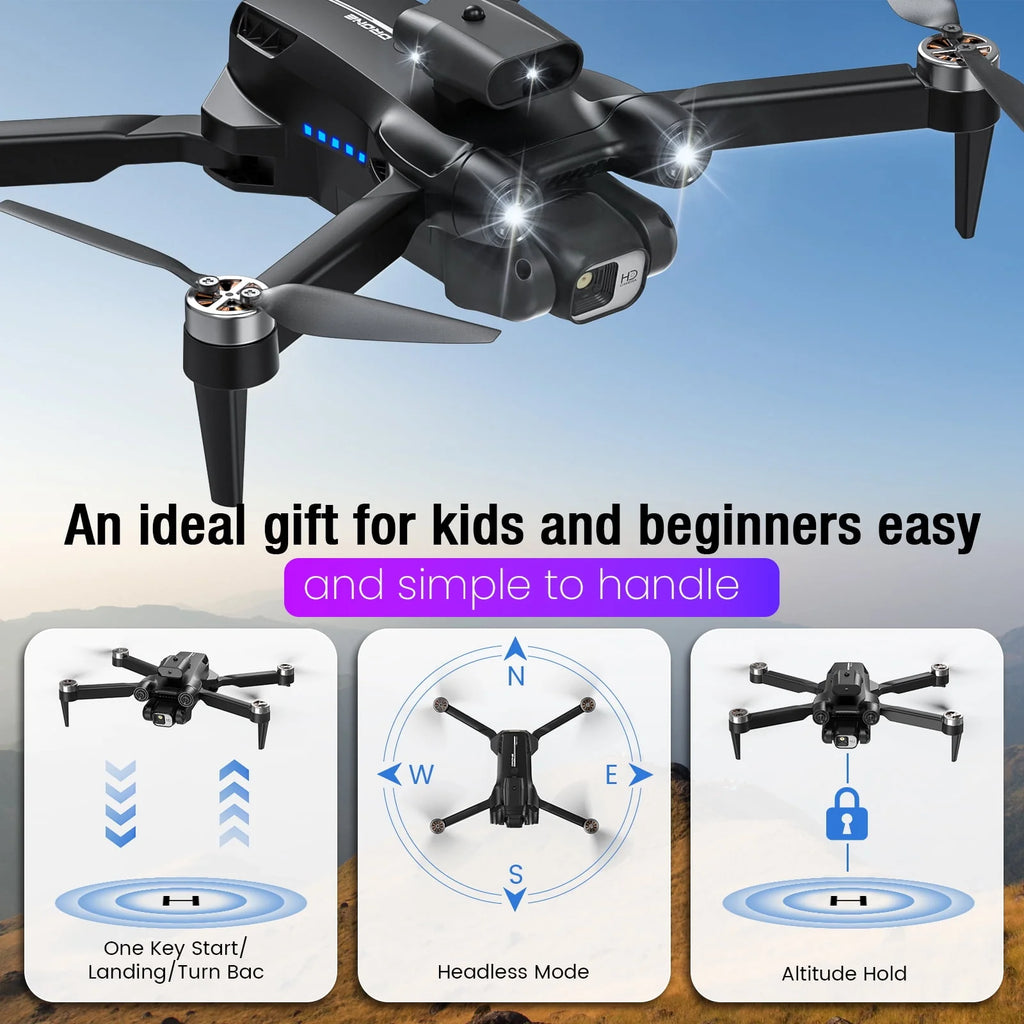 4K Camera Foldable Black Drone O951399