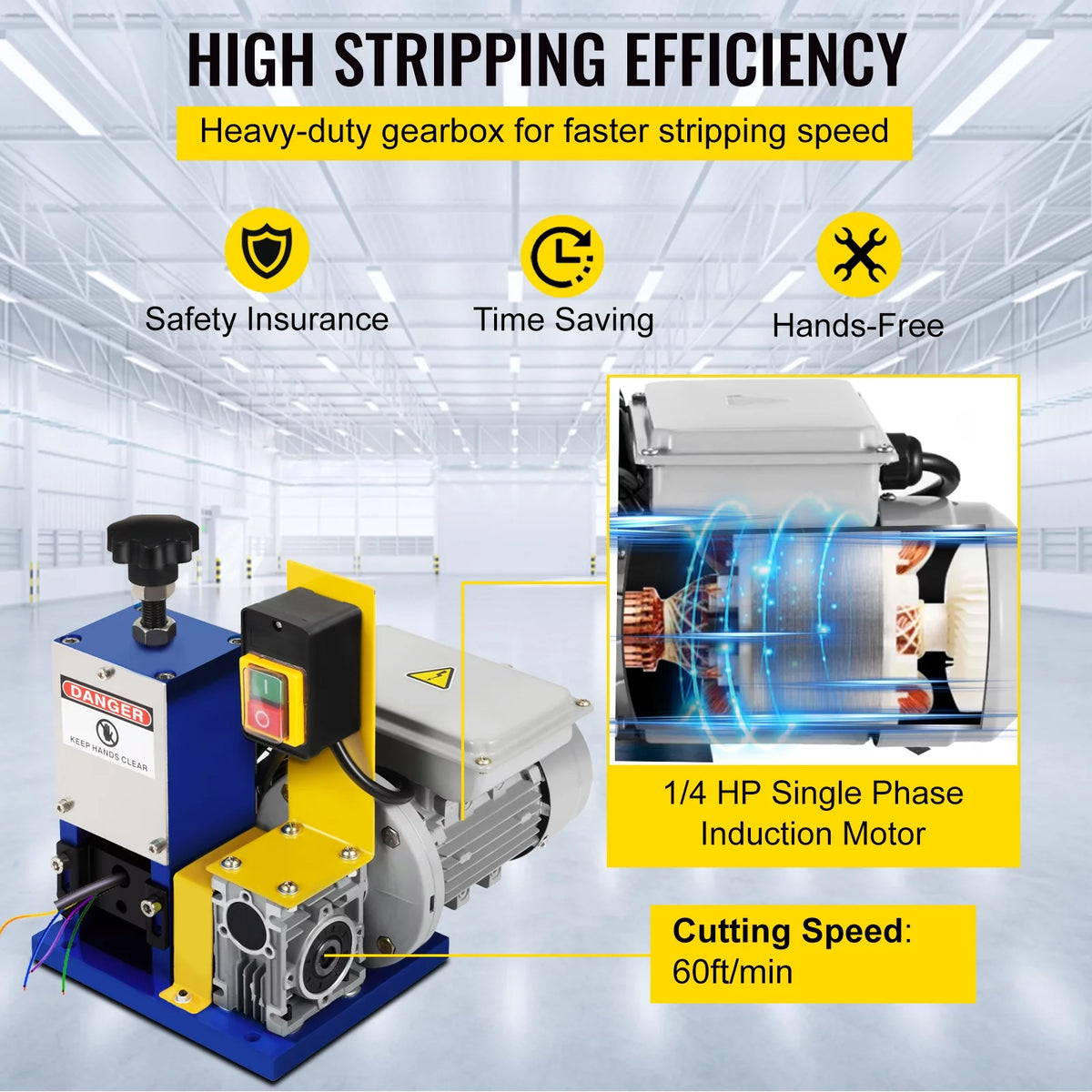Automatic Electric Wire Stripping Machine F43263