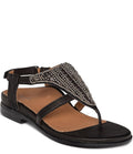 Sheila Black Leather Shoes K109