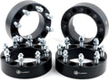 Black Forged 8x170 to 8x180 Wheel Adapters 2 Inch with 14x2 Studs Pack of 4 X54341