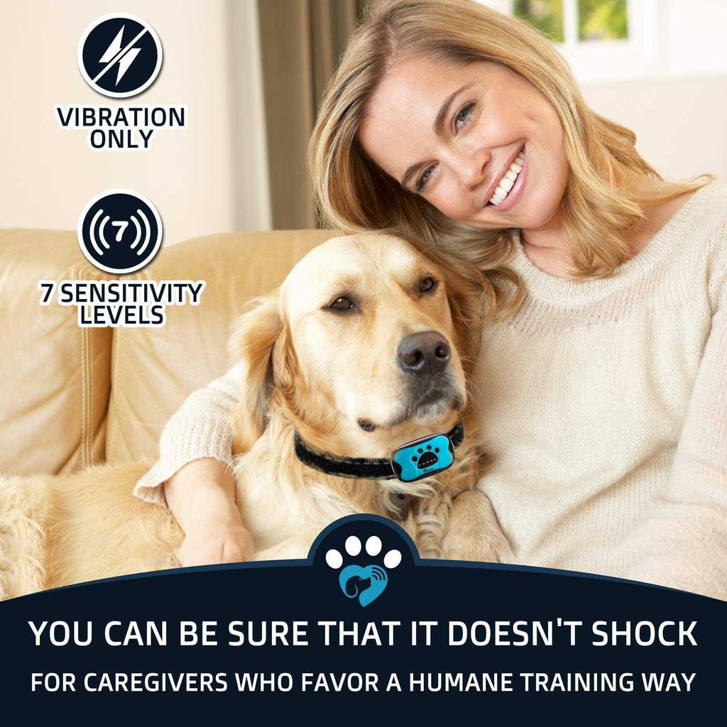 Anti Bark No Shock Training Dog Collar with Vibration and Sound R5804