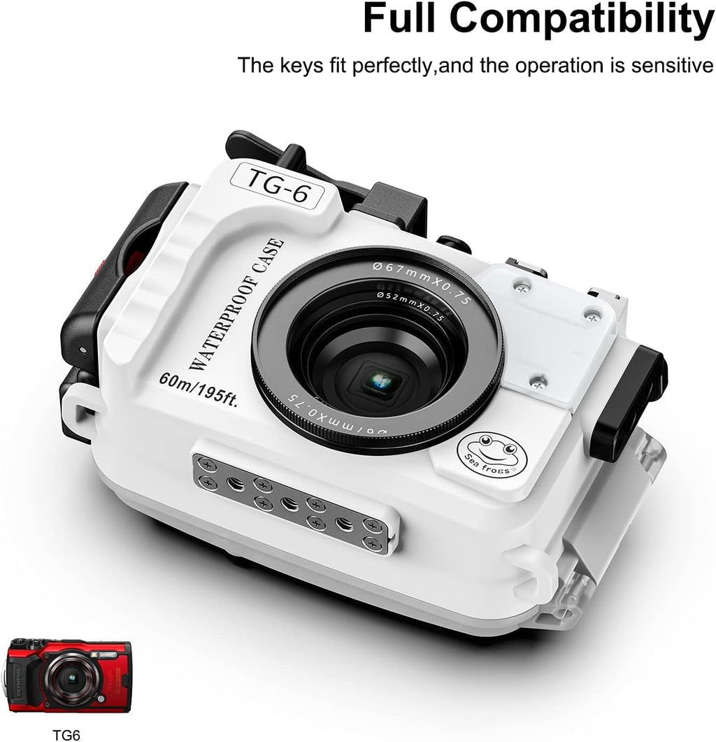 Underwater 40m Waterproof Housing Case for Olympus TG-6 I17658