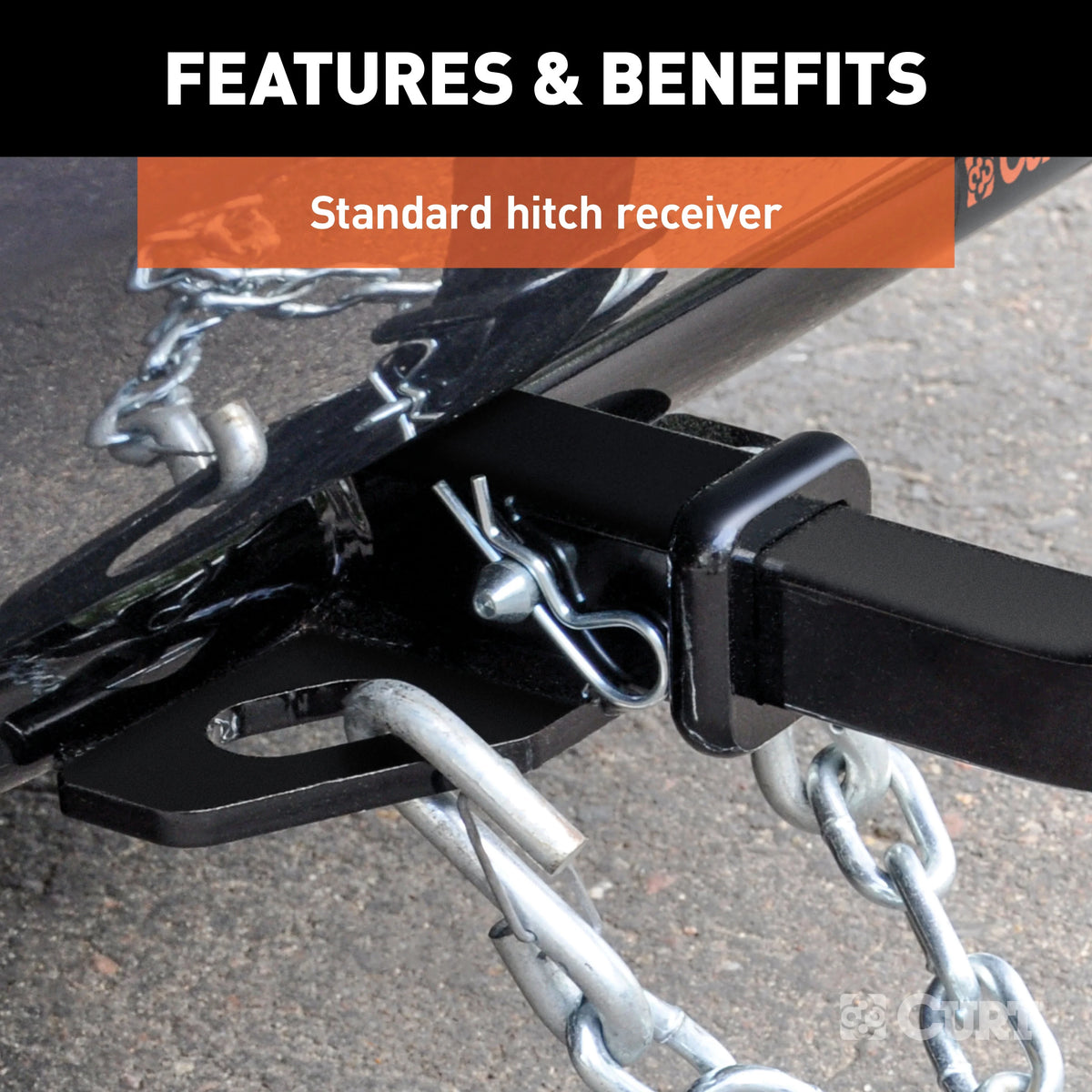 Class 2 Trailer Hitch with Installation Hardware, Pin & Clip K609246