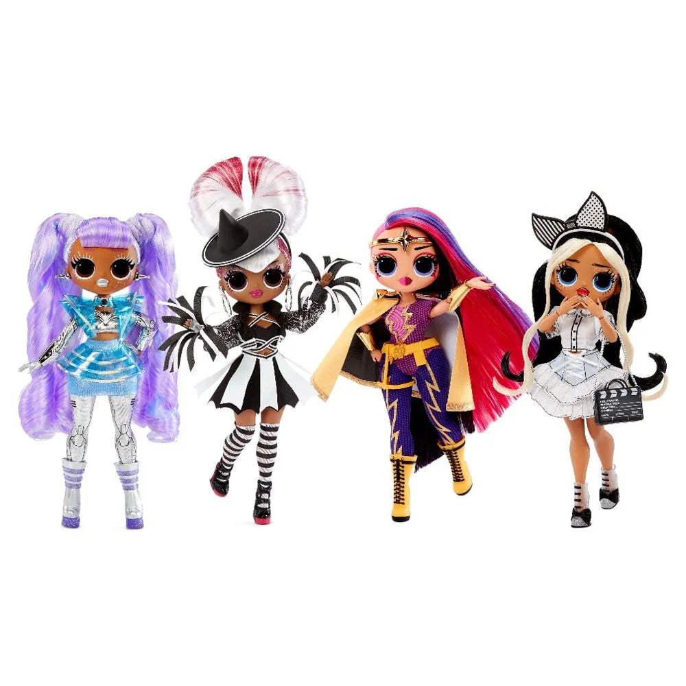 Fashion Doll with 25 Surprises including 2 Fashion Outfits, 3D Glasses, Movie Playset L4024