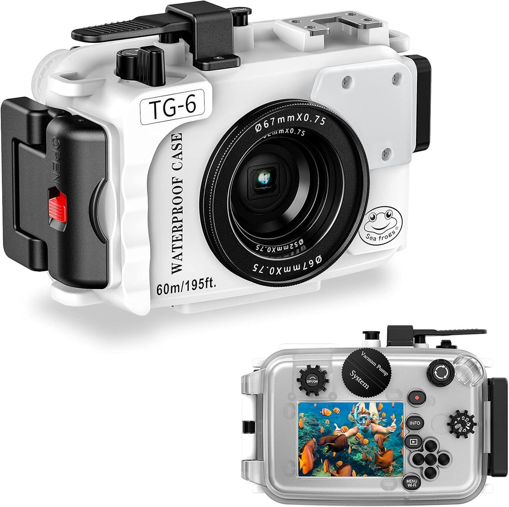 Underwater 40m Waterproof Housing Case for Olympus TG-6 I17658
