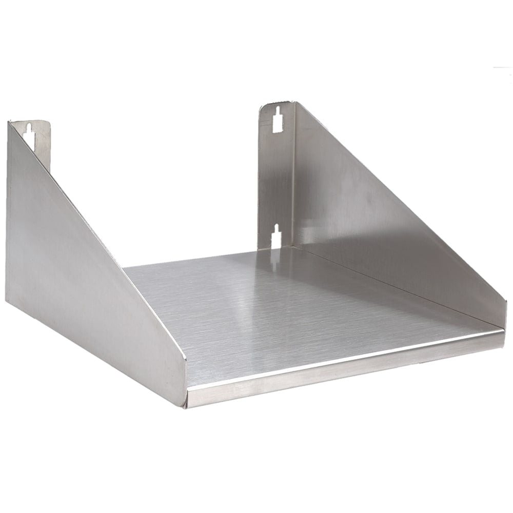 Solid Wall Mounted Blender Shelf, 8"W x 8"D, Stainless K310056