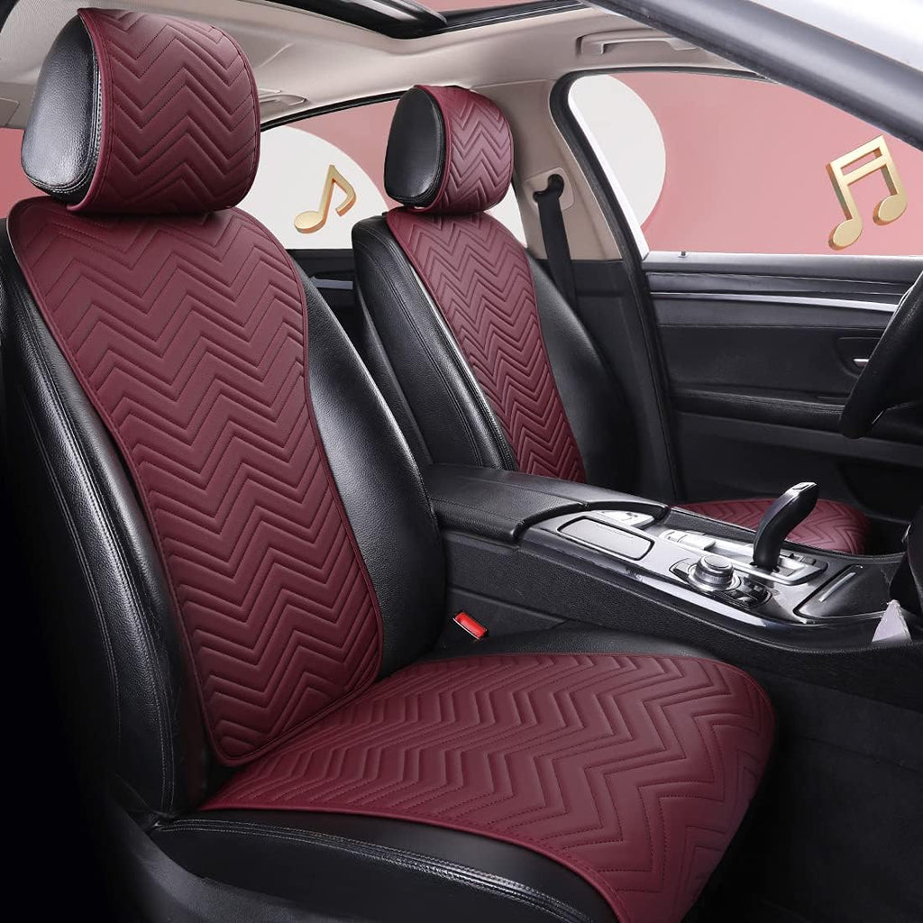 Beige Leather Car Seat Covers 11PCS V95905