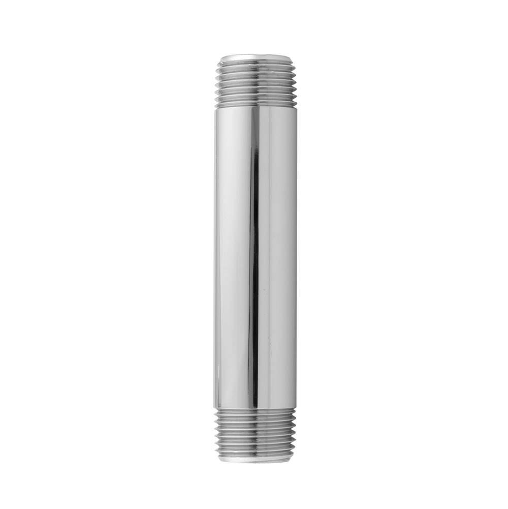 Brass Vertical Drop Ceiling Nipple Satin Nickel V979