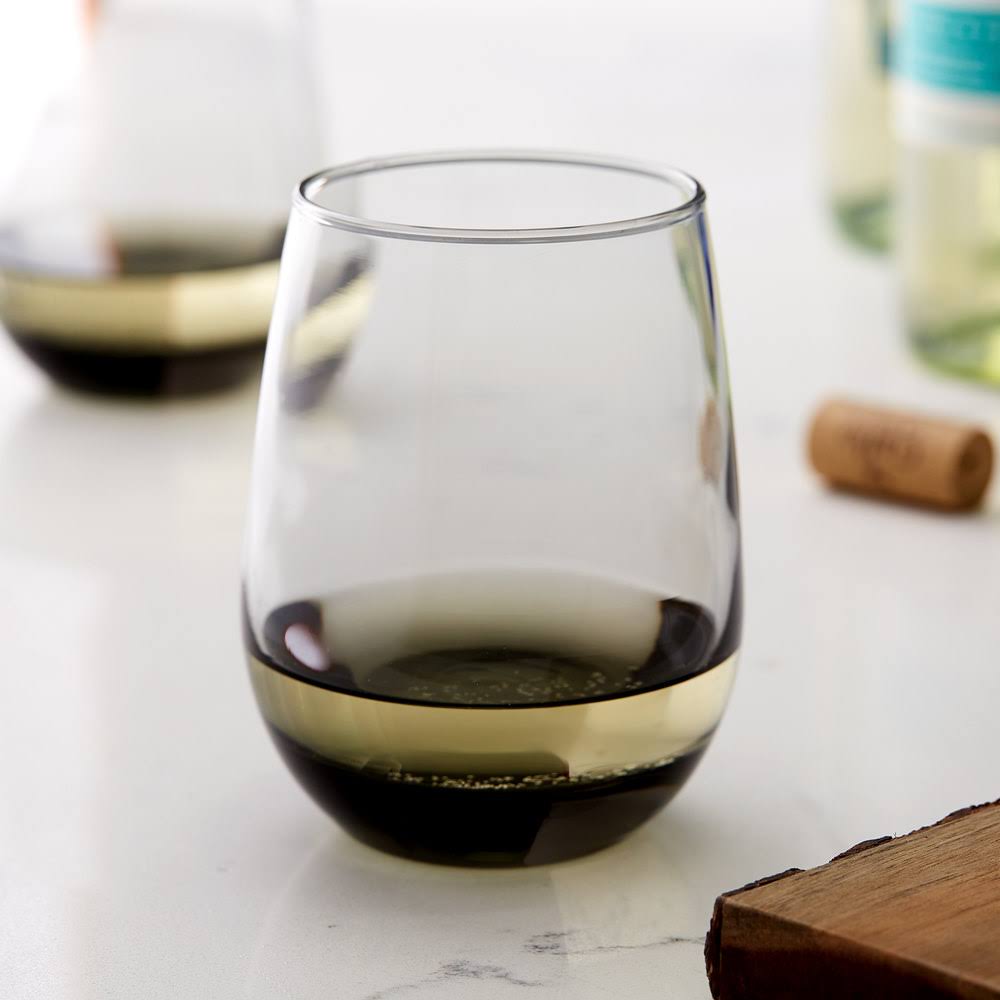 15.25 oz Stemless White Wine Glass V5690