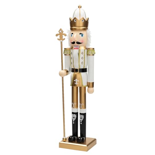 3 Ft. Green Wooden Holiday Nutcracker Q1721