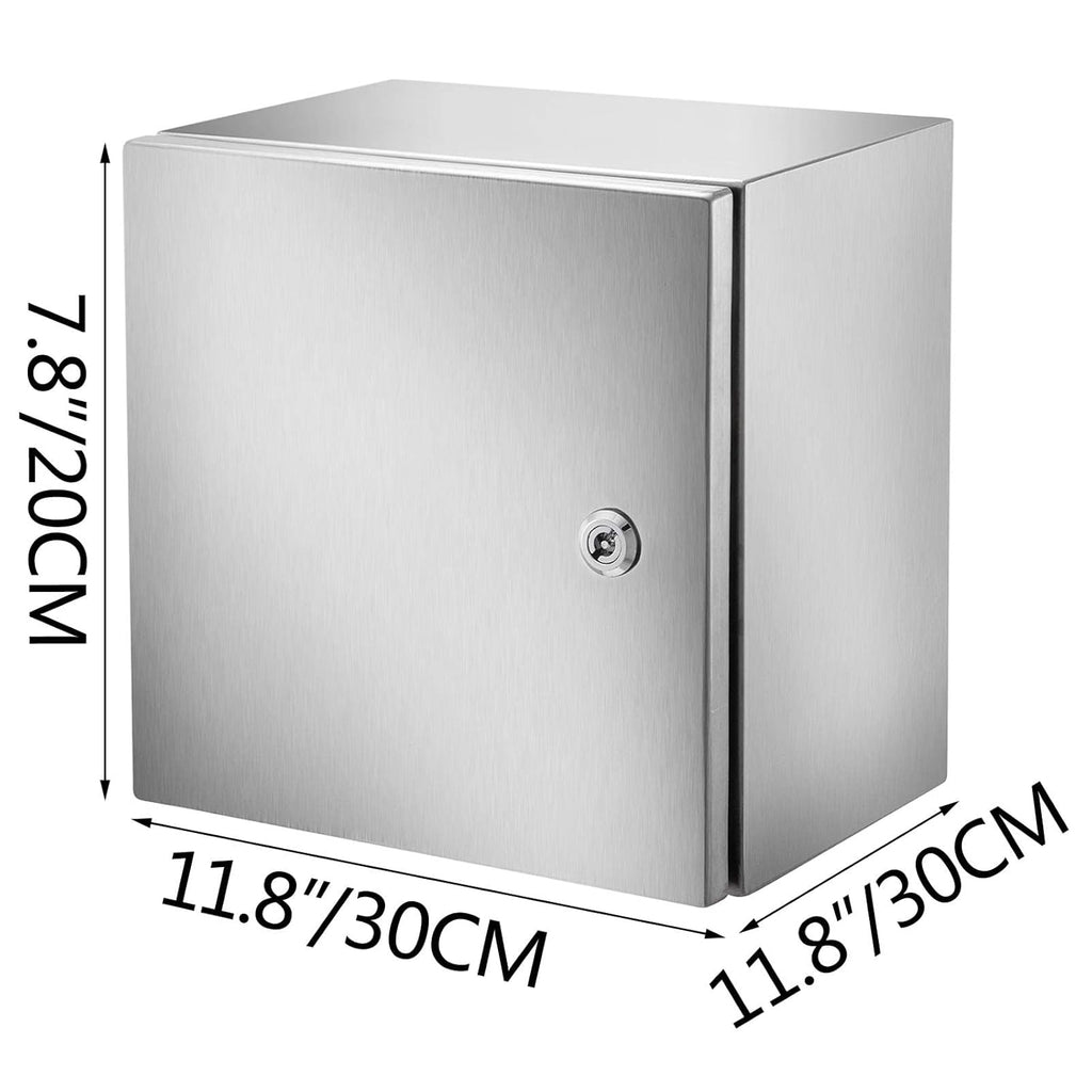 12 x 12 x 8'' NEMA 4X Steel Electrical Box with Mounting Plate N9691