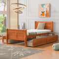 Wood Platform Bed with 4 Storage Drawers P910184