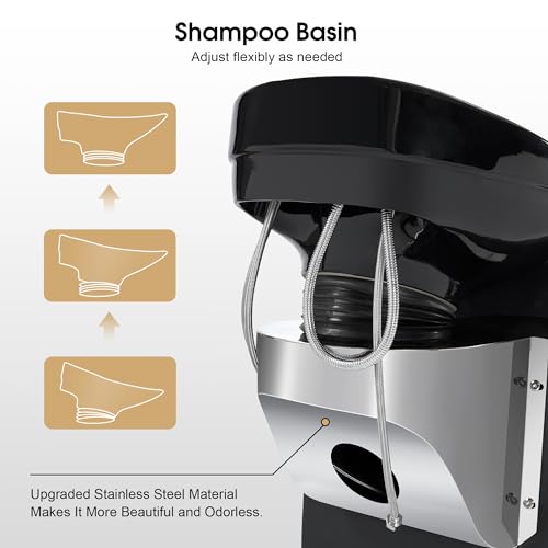 White Ceramic Shampoo Chair R383942