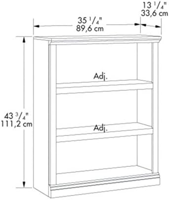 3 Shelf Bookcase in Select Cherry F811