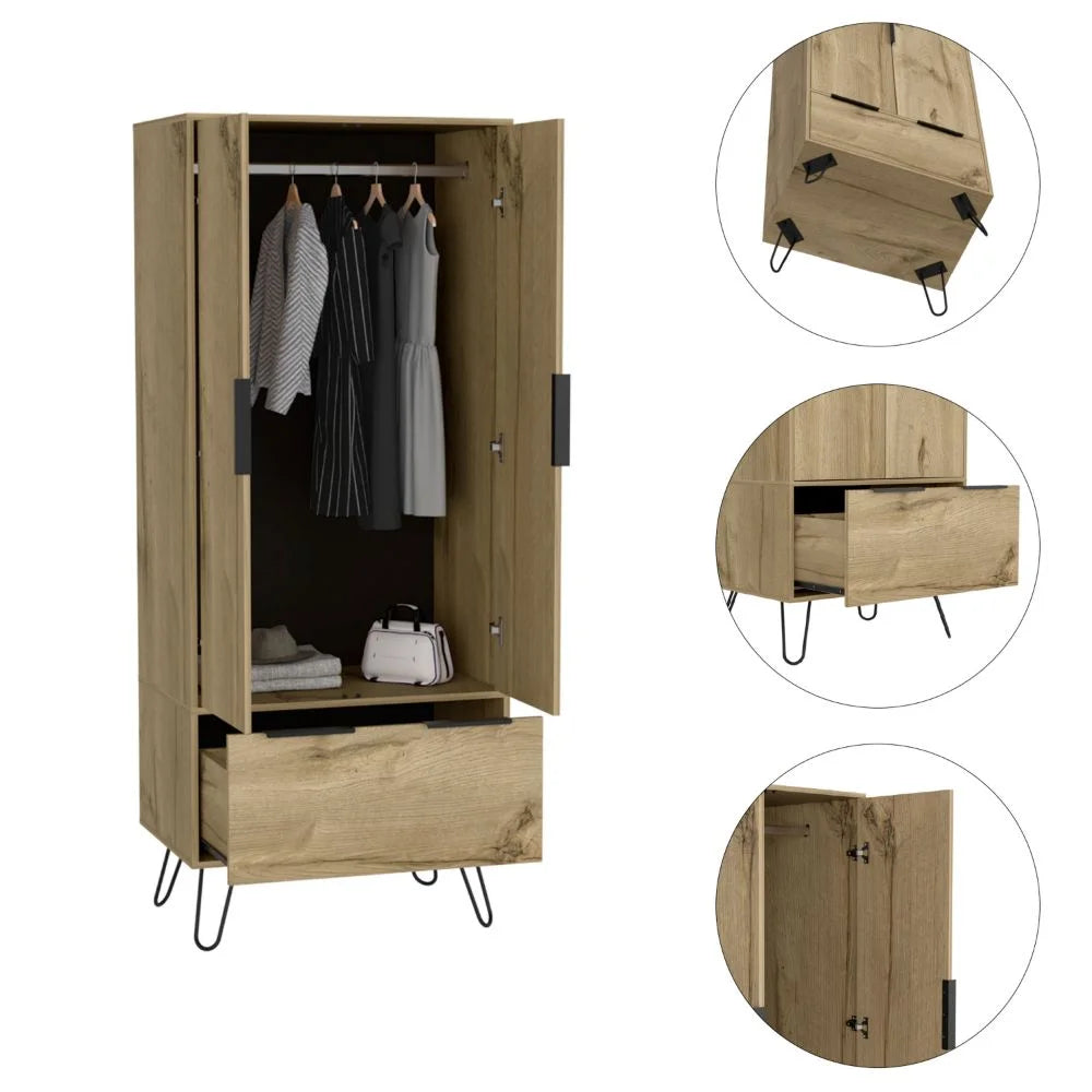 Light Oak Armoire I6292