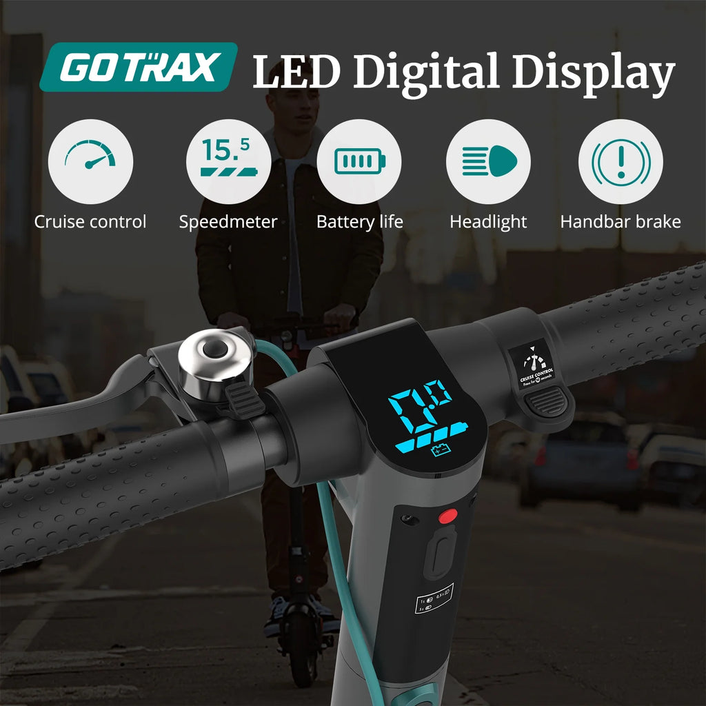 Charcoal Gray Foldable Electric Scooter R5938