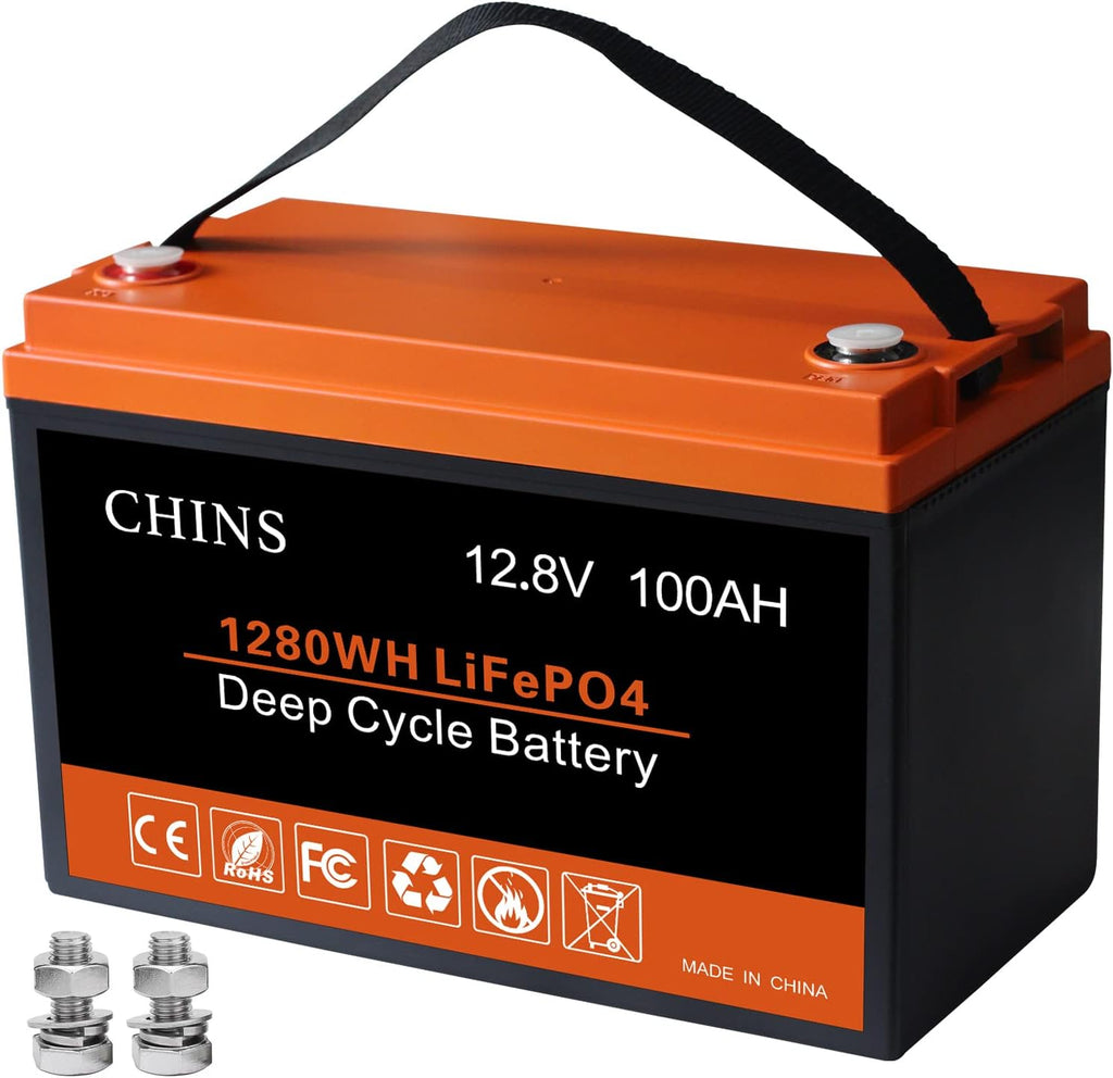 12V 100AH LiFePO4 Lithium Battery with Built-in BMS X7487