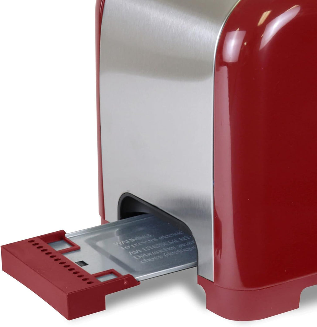 2 Slice Stainless Steel Toaster with Extra Wide Slots X687