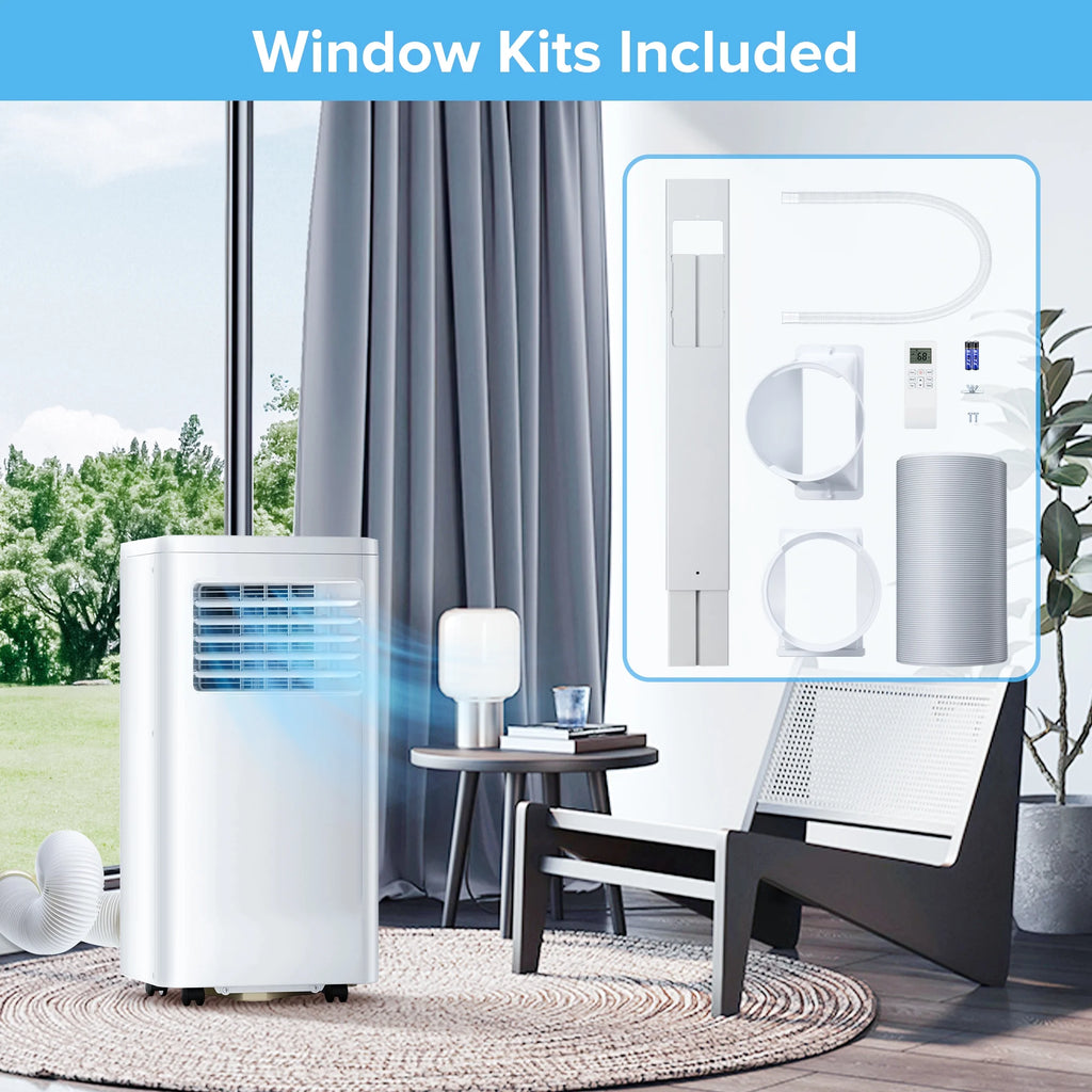 Portable Air Conditioner 5000BTU 8000 BTU ASHRAE 250 Sq.Ft Z865