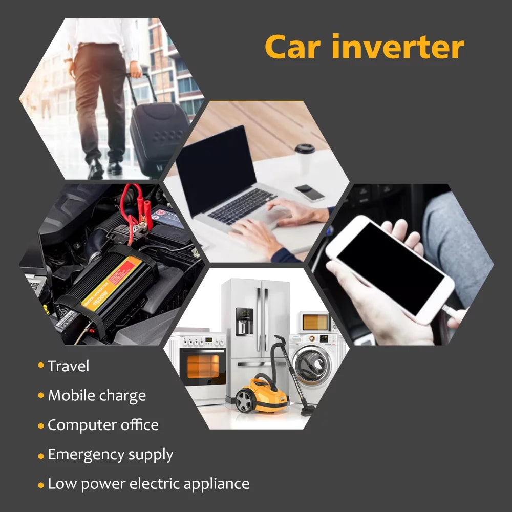16000W Peak Power Inverter with Dual USB Port C6227