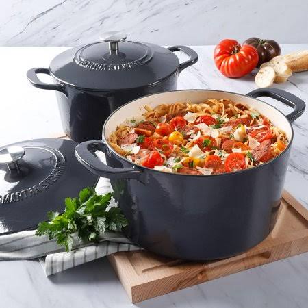 Enamel on Cast Iron Dutch Ovens 2 Pack B269059