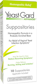 Homeopathic Yeast Infection Vaginal Suppositories 10 count P37261