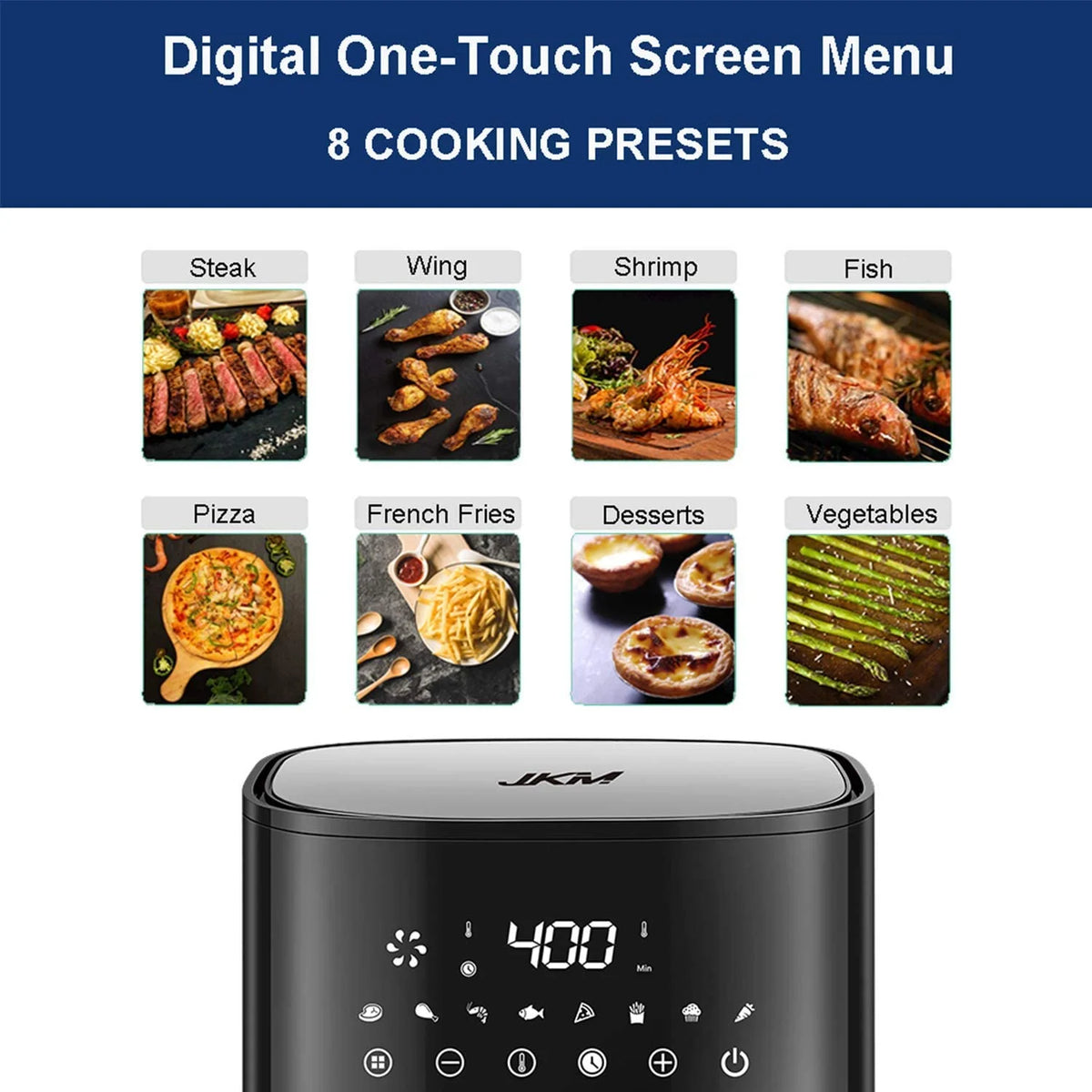 5.3 Quart Stainless Steel Air Fryer M2550