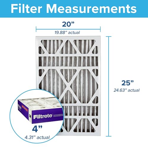 20x25x4 MERV 12 Electrostatic Air Filter, 2-Pack D8129