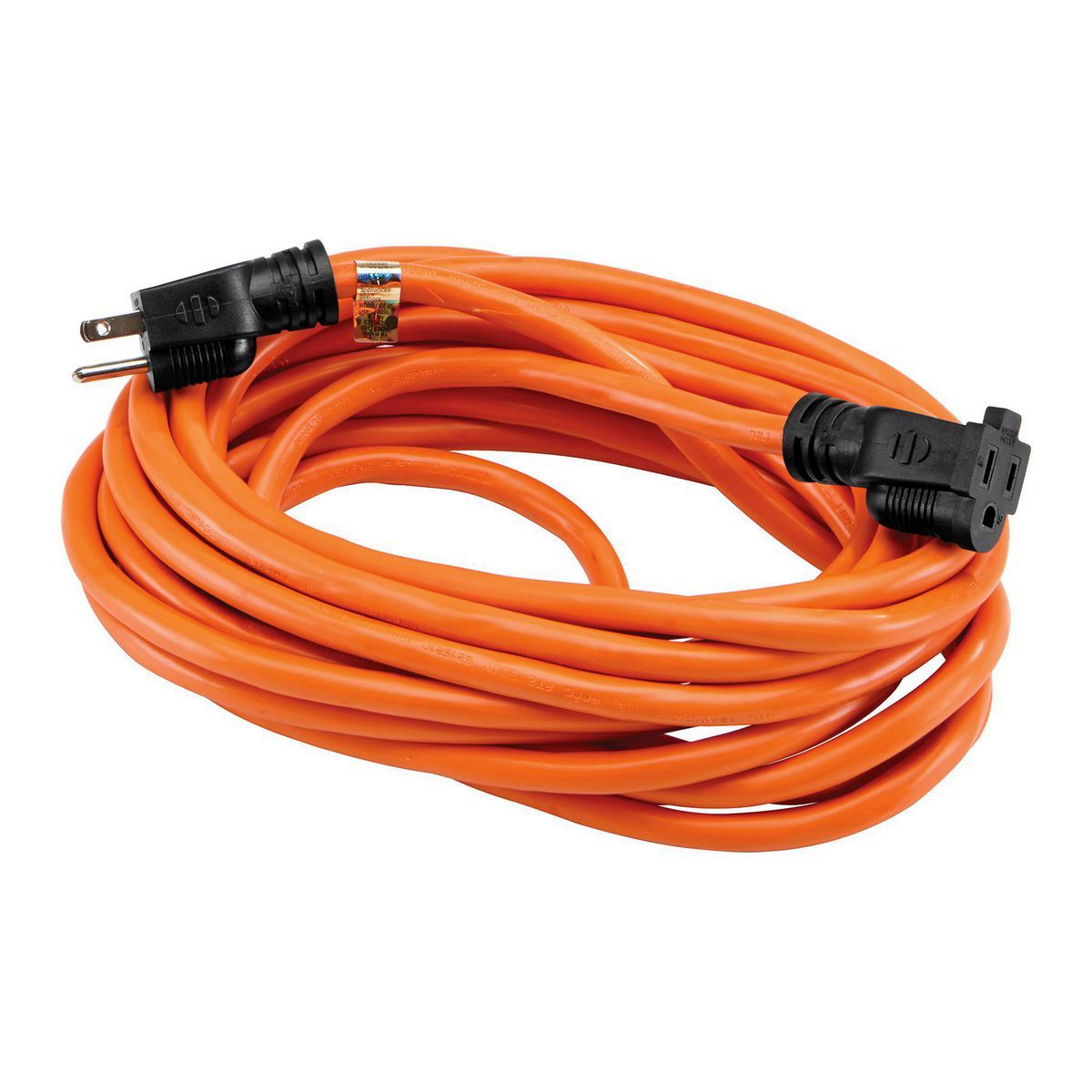 25 ft. 12/3 Gauge Outdoor Extension Cord, Orange C264