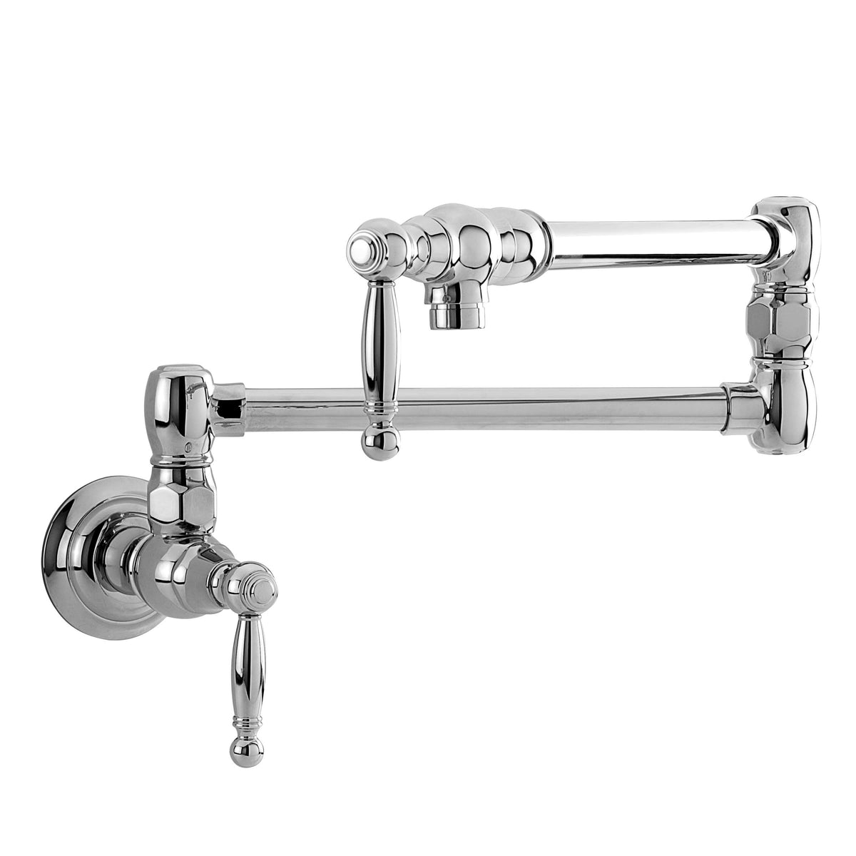 Aged Brass Wall Mount Pot Filler F8928