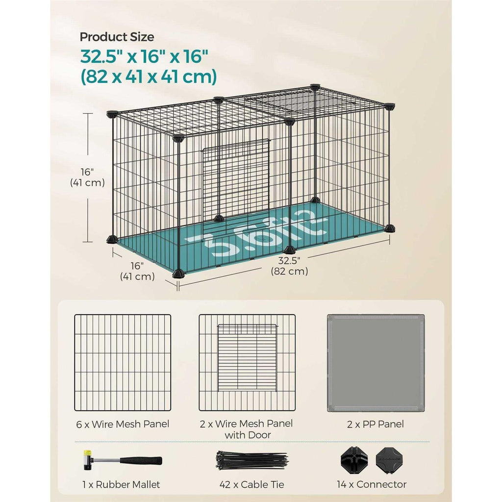Small Animal Playpen with Top and Base U4541