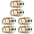 30 PCS Natural Rope Throwing Toss Rings S551267