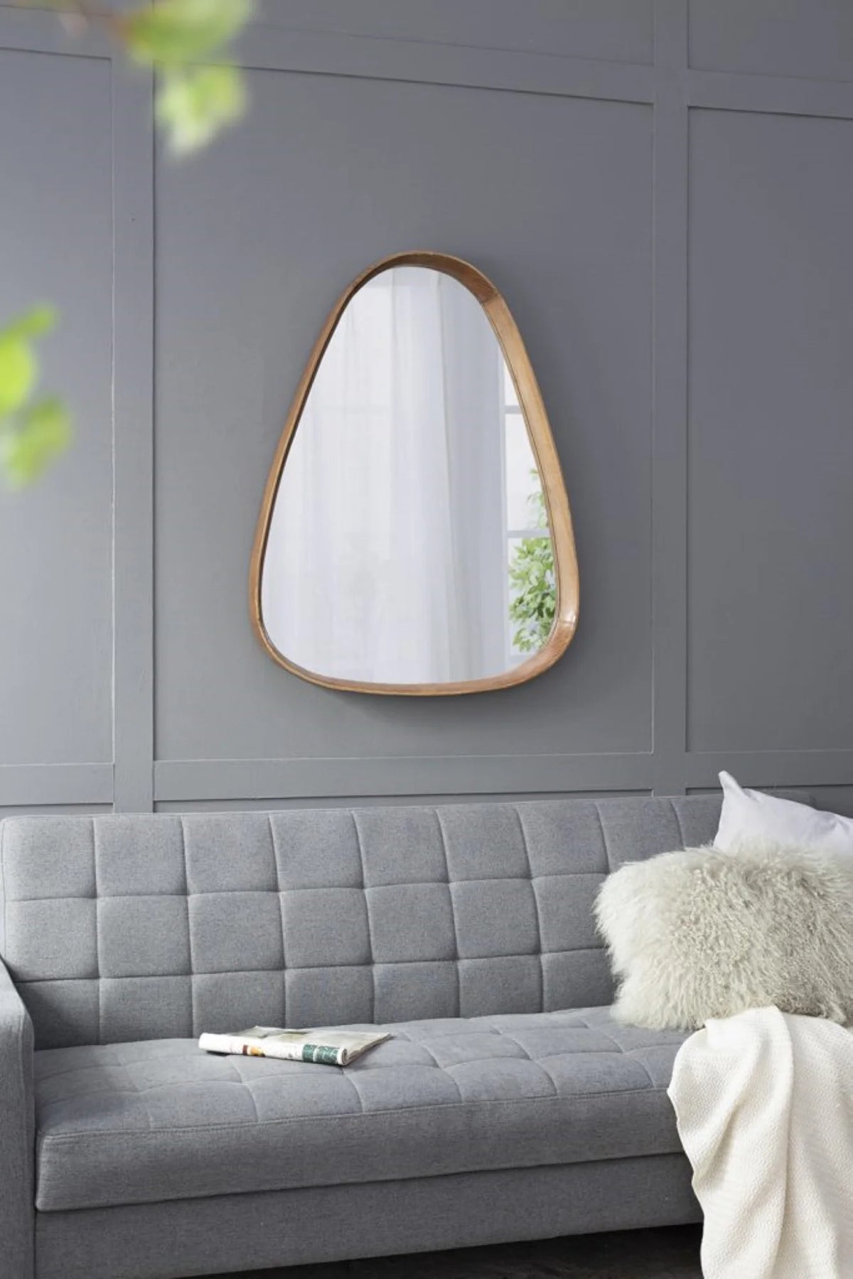 Wood Wall Mirror S474962