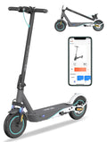 Electric Scooter with 10 Solid Tires, 500W Motor, Folding, Gray V26047