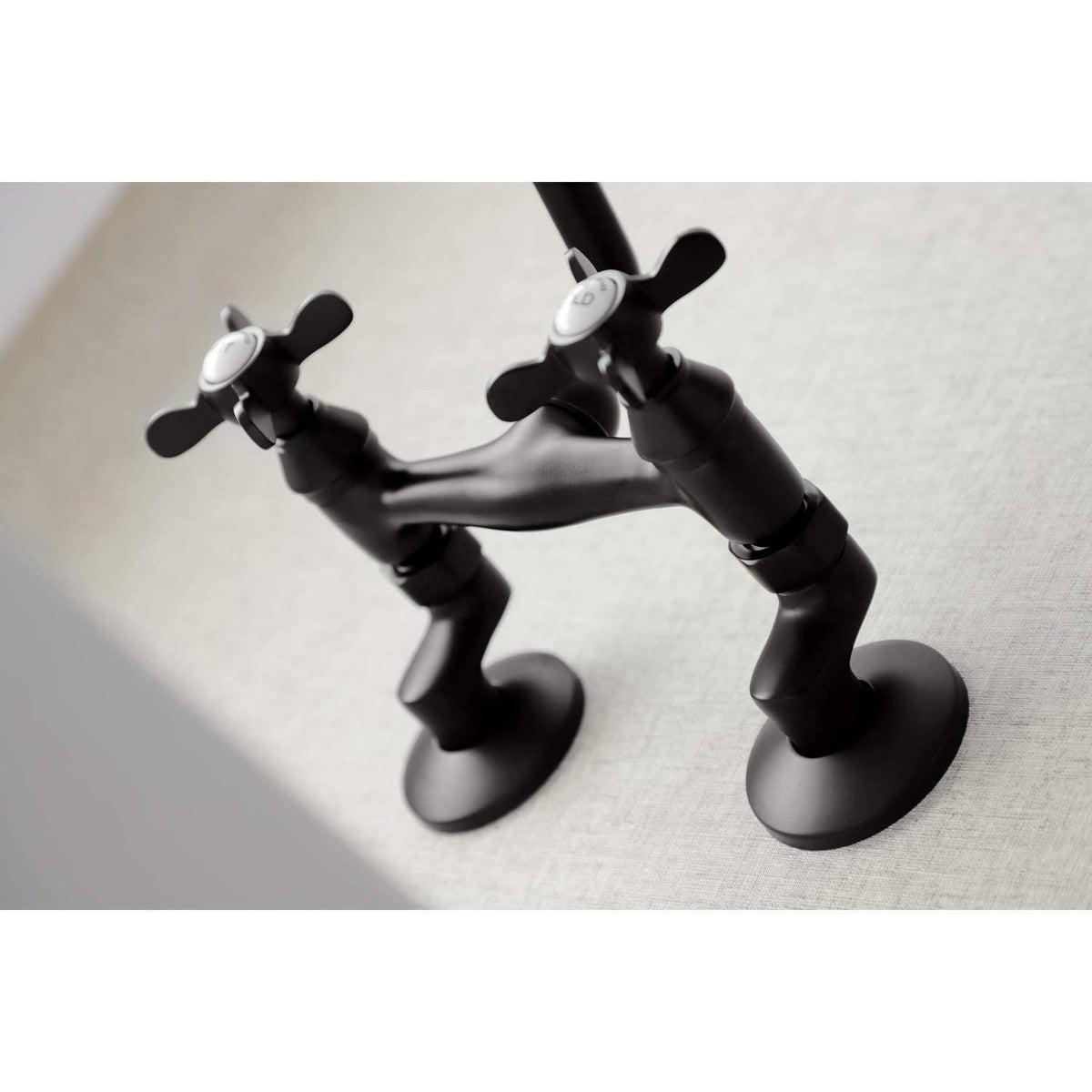 Brushed Nickel Wall Mount Kitchen Faucet U957874