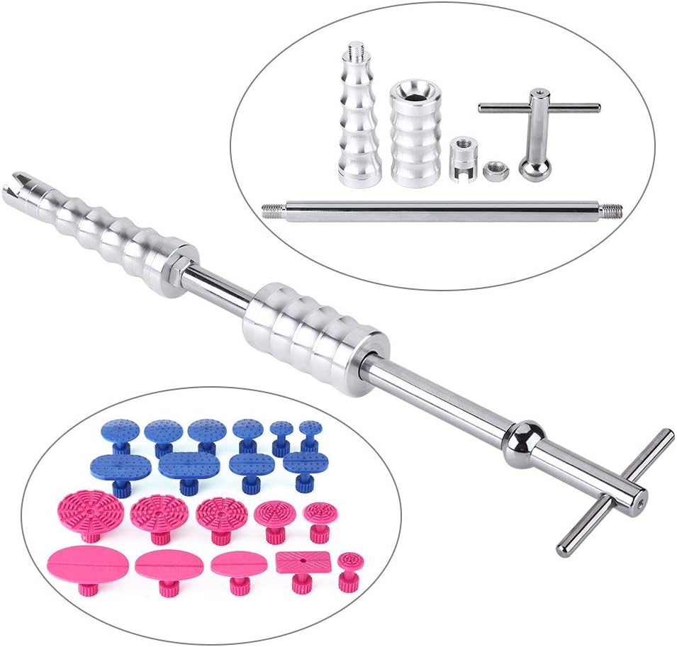 T Bar Slide Hammer Glue Puller Tabs Car Body Tools Pack of 2 K8075