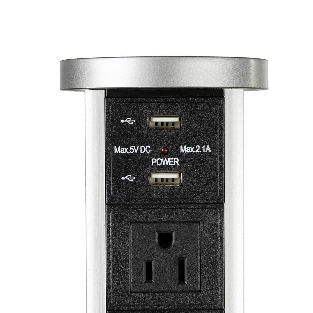 110V Automatic Pop Up Outlet Retractable Countertop Power Socket X619