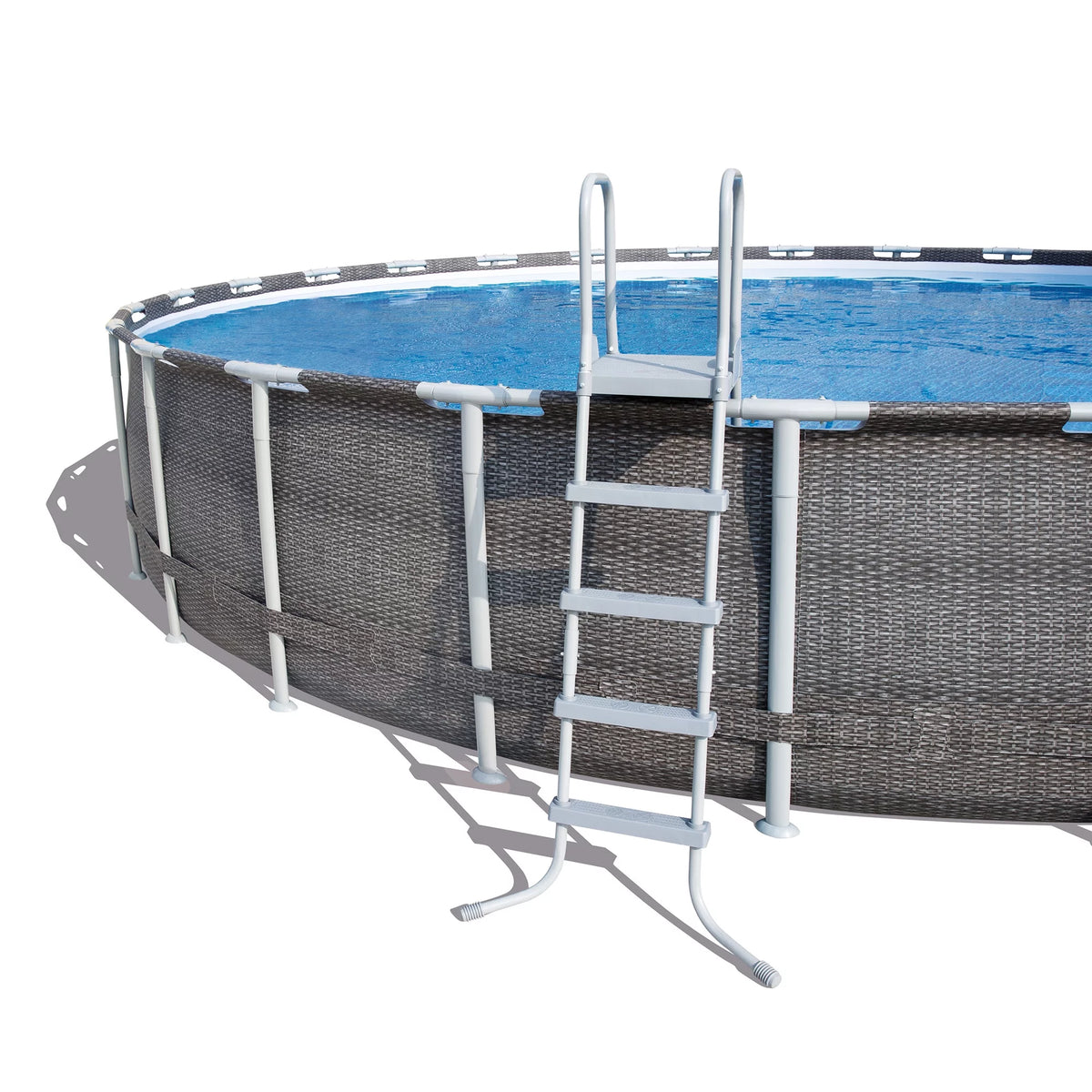 Power Steel Pool Set with Pump, Ladder and Cover S521
