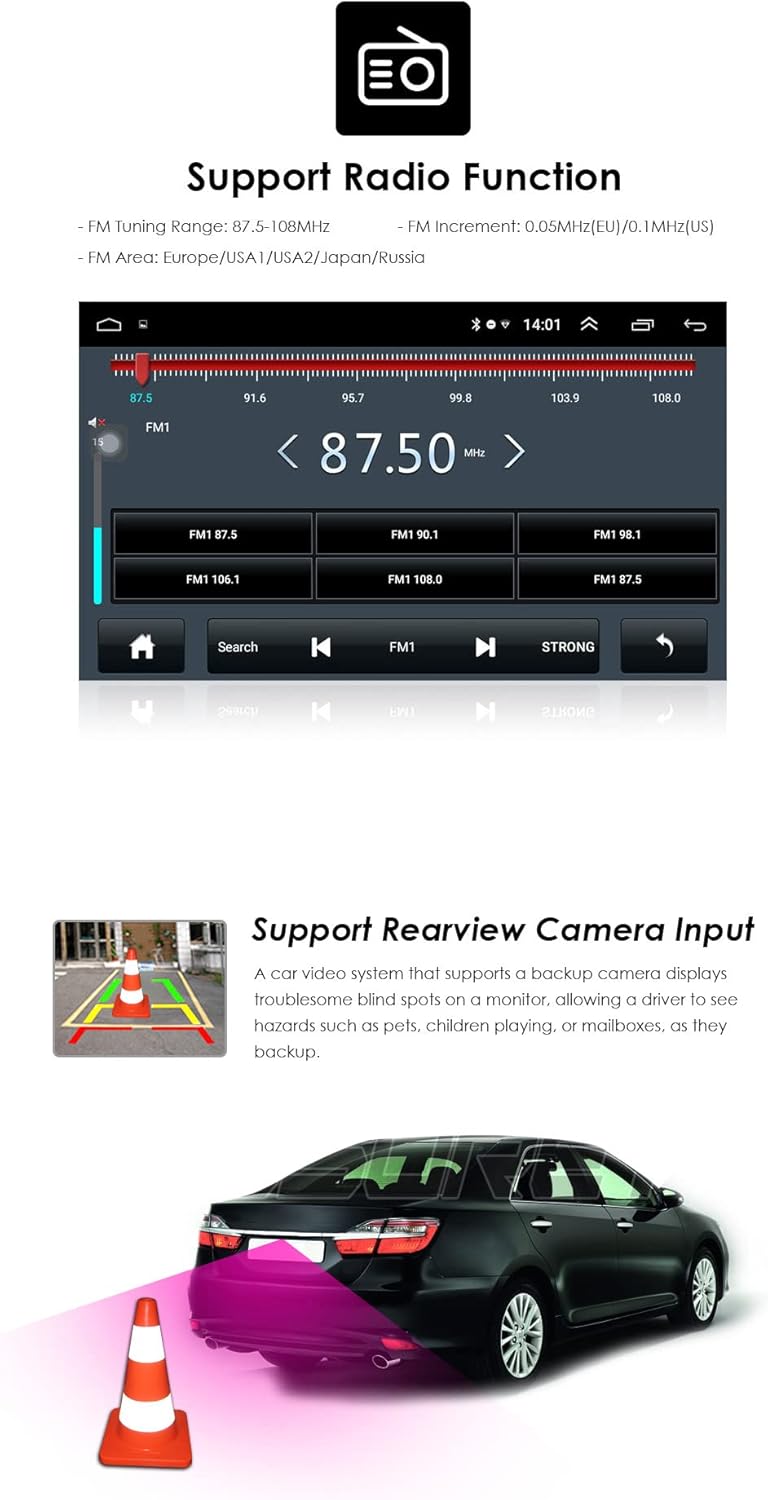 Android Car Stereo Radio Touch Screen Bluetooth E151117