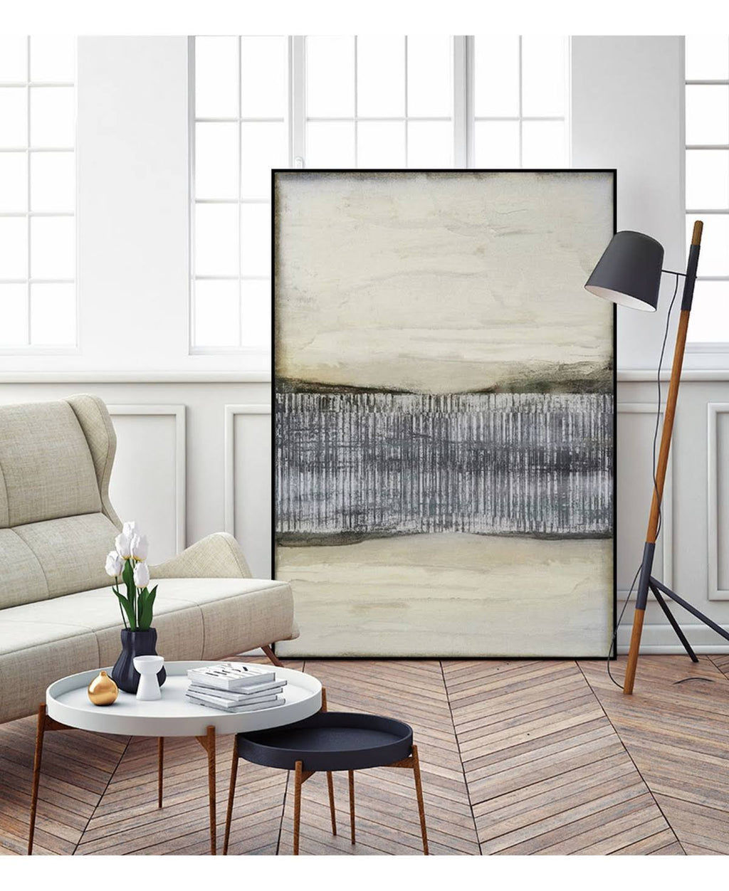 Framed Canvas Art Block O5761