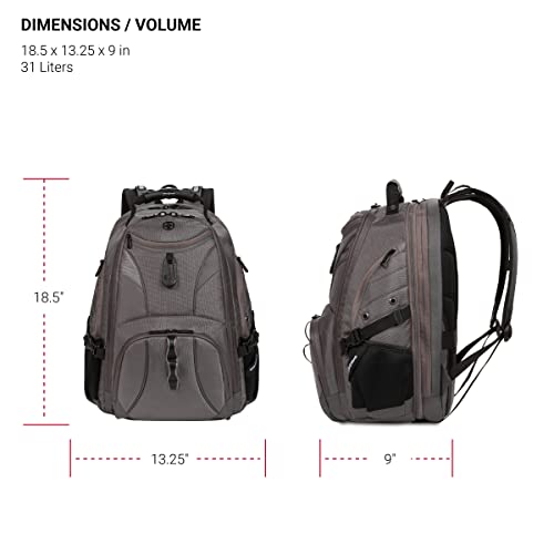 Black 19-Inch Laptop Backpack E9692