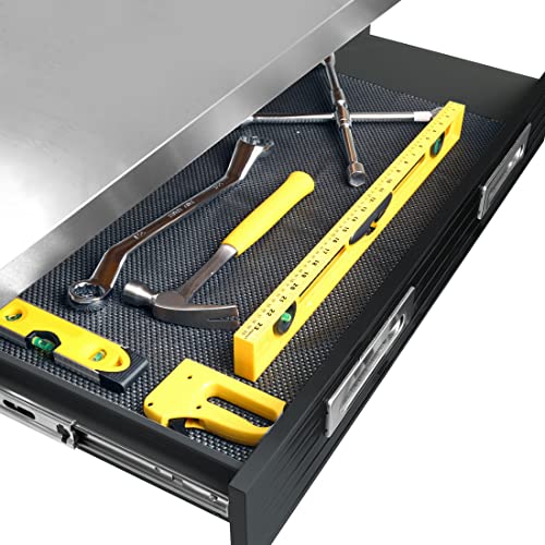 Heavy Duty Commercial Lighted Workcenter with Pegboard, 500 lbs. Weight Capacity, Stainless Steel Top, 48" W x 24" D x 65.5" H Q3041