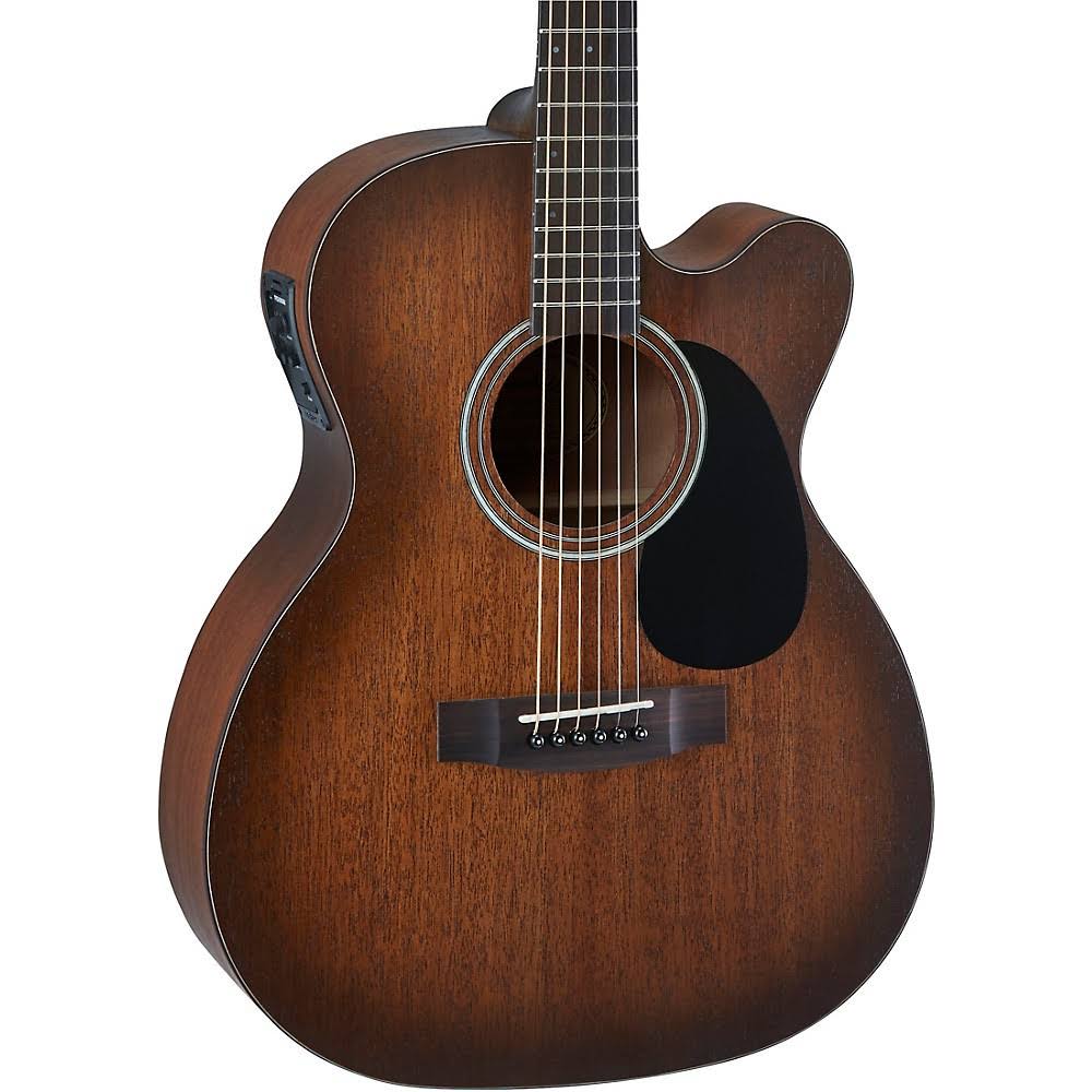 Solid Top Mahogany Auditorium Acoustic-Electric Guitar Edge Burst G83677