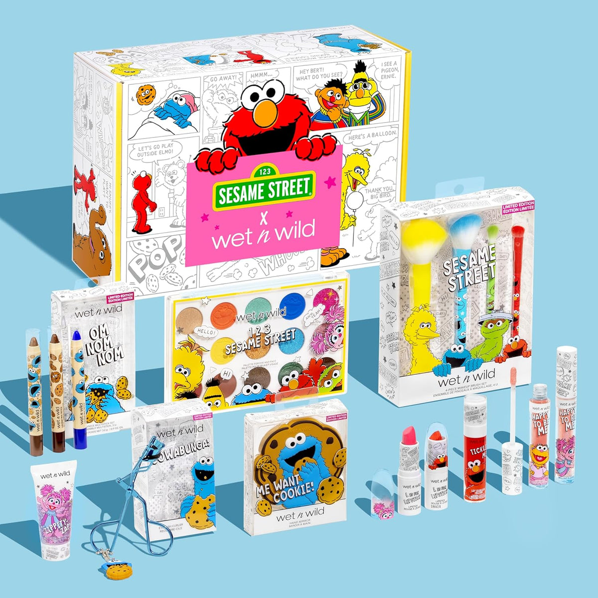 Makeup Set with Brushes, Palettes & Lip Glosses Z783712