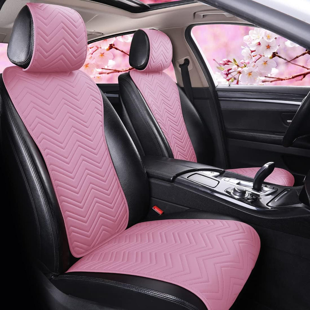 Beige Leather Car Seat Covers 11PCS V95905