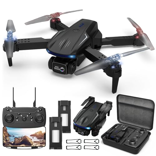 Foldable FPV Drone with 1080P HD Camera, 2 Batteries B1443