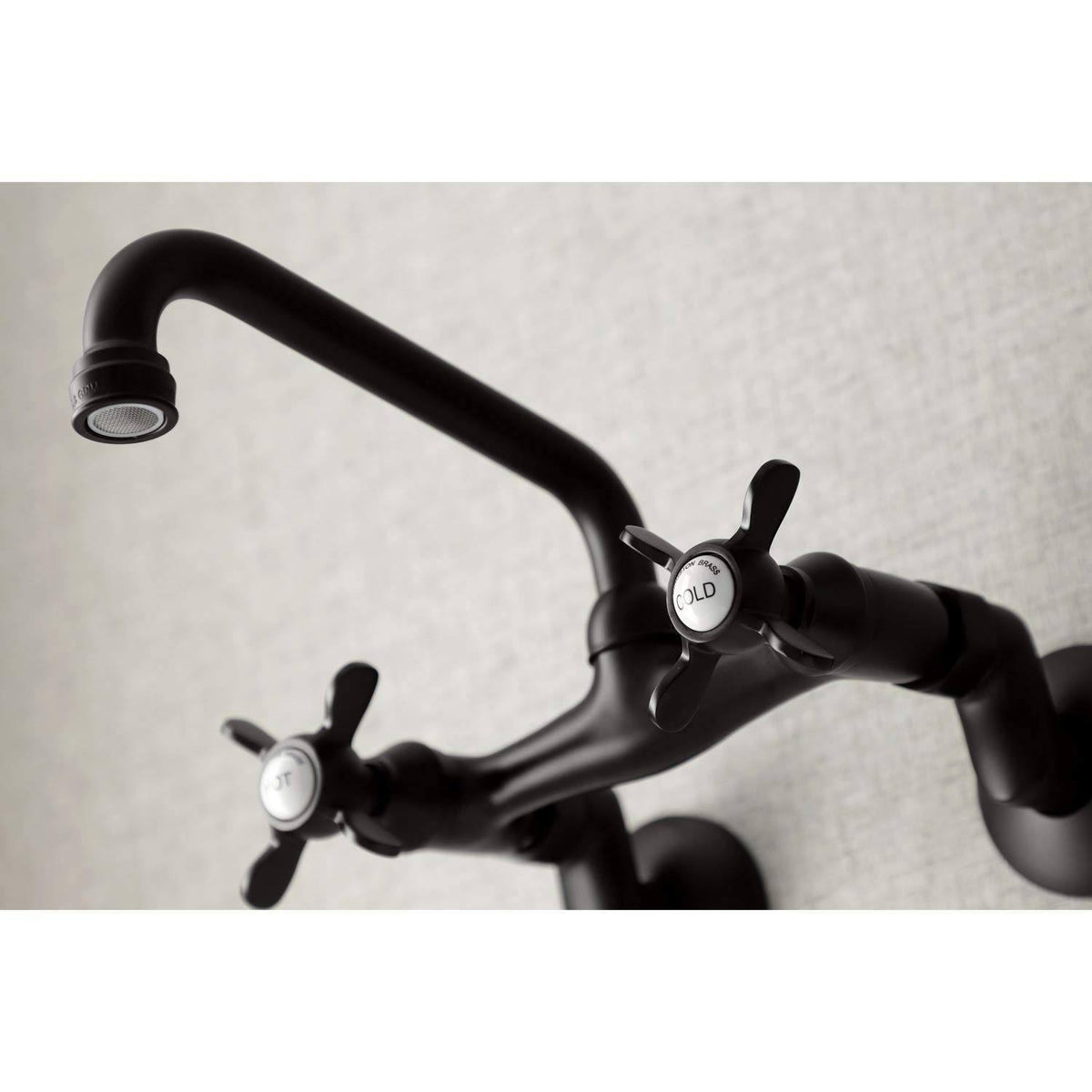 Brushed Nickel Wall Mount Kitchen Faucet U957874